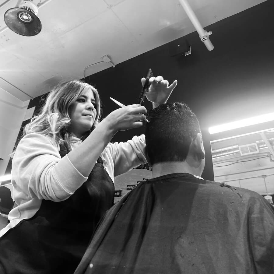 Mens haircut